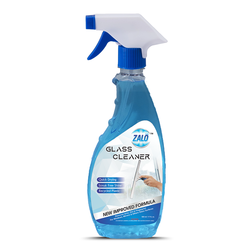 ZALO Streak-Free Glass Cleaner Spray Bottle